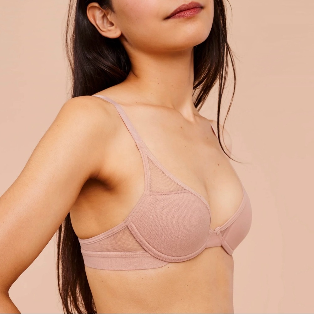 Pepper Mesh All You Bra Sienne Rose 32B